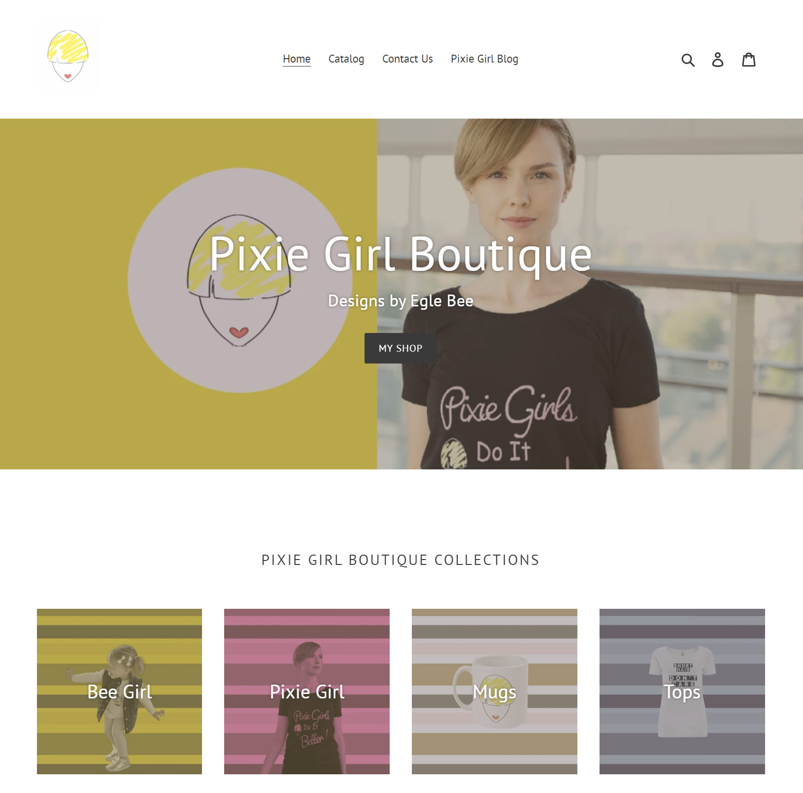 Pixie Girl Ecommerce site